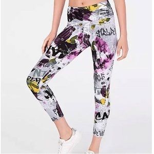 Calvin Klein Performance Women’s Graffiti Printed Cropped Leggings